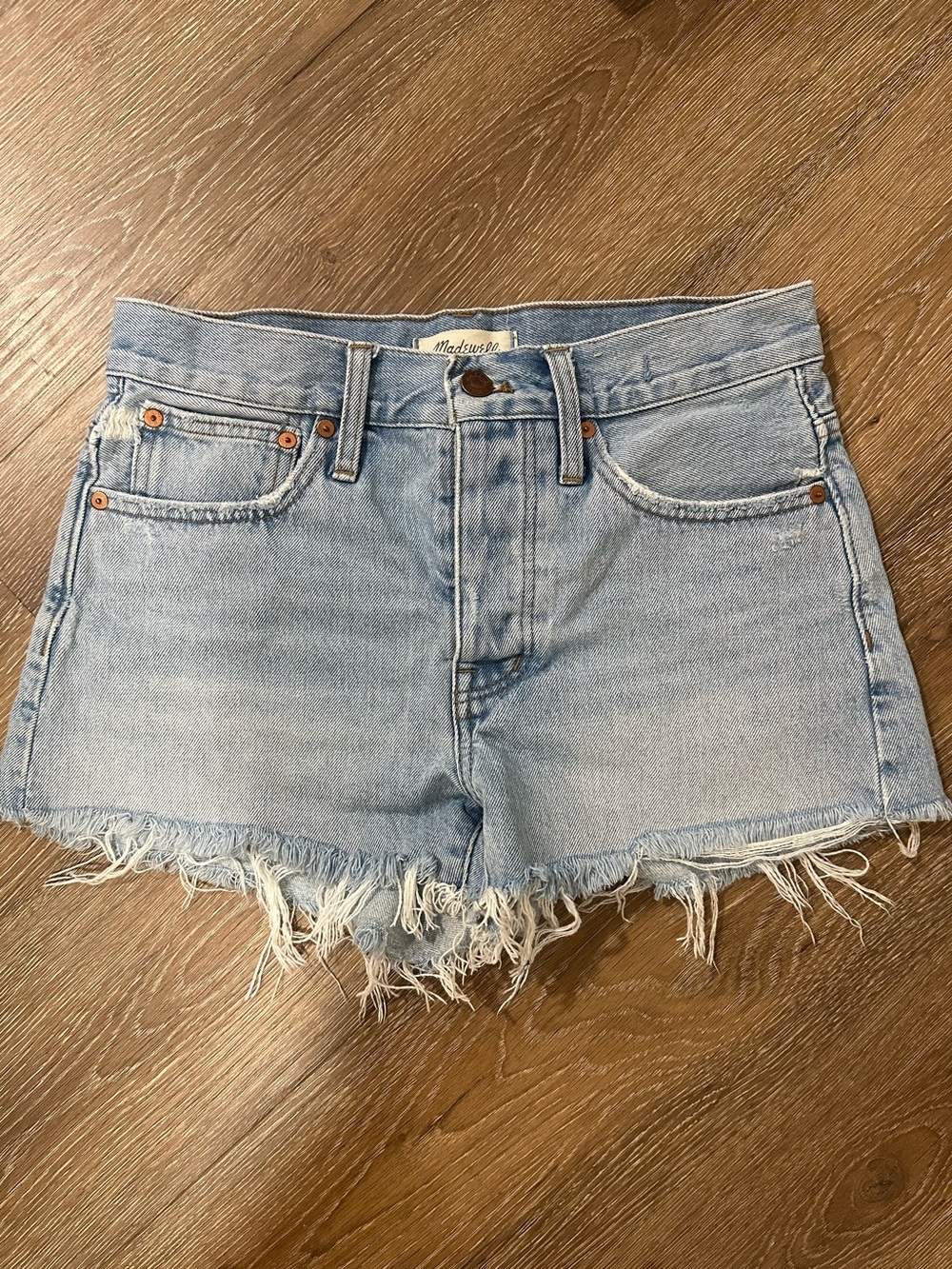 Madewell relaxed denim shorts